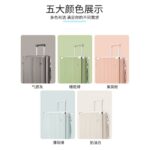 Trolley Luggage Multifunctional Vintage Spinner Suitcase